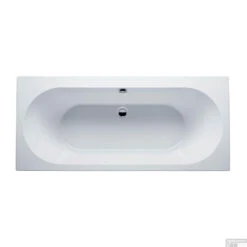 Ligbad Duo Wiesbaden Portus Inbouw 180x80x50 Cm Wit