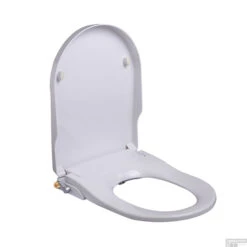 Douche WC Zitting Wiesbaden Flush Stroomloos Met Sproeier Wit