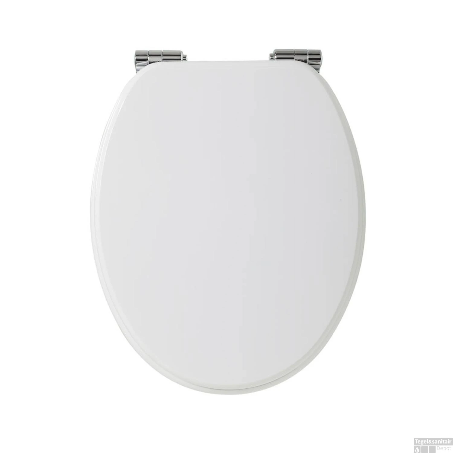 Toiletzitting Tiger Mississippi Softclose Hout Wit - Afbeelding 2