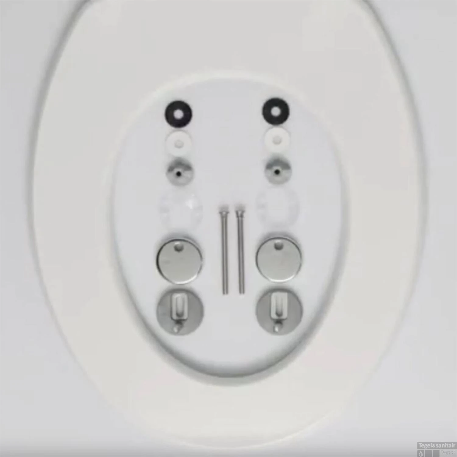 Toiletzitting Tiger Mississippi Softclose Hout Wit - Afbeelding 7