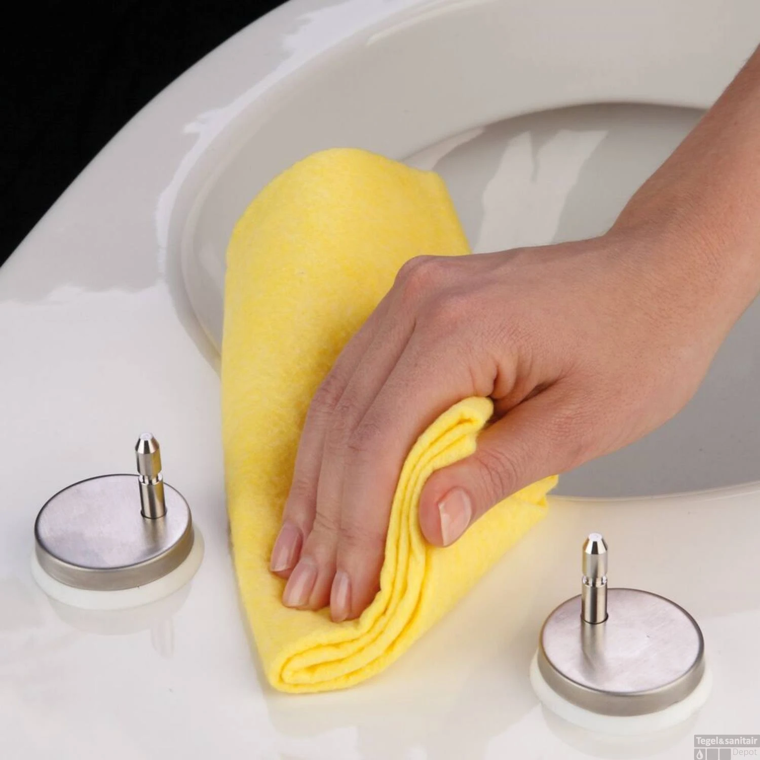 Toiletzitting Tiger Mississippi Softclose Hout Wit - Afbeelding 10