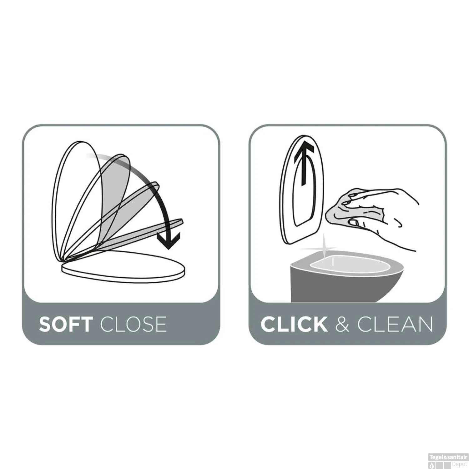 Toiletzitting Tiger Mississippi Softclose Hout Wit - Afbeelding 12