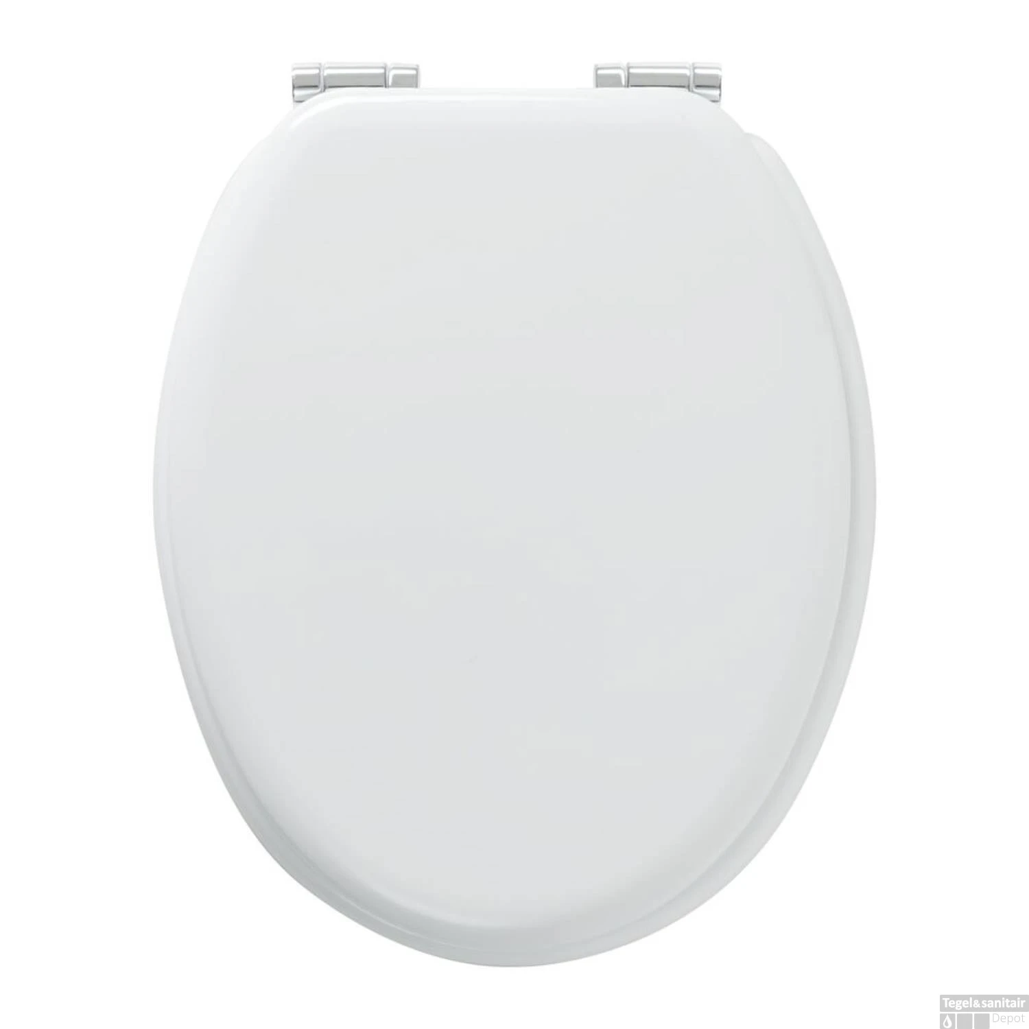 Toiletzitting Tiger Reno Softclose Hout Wit - Afbeelding 2