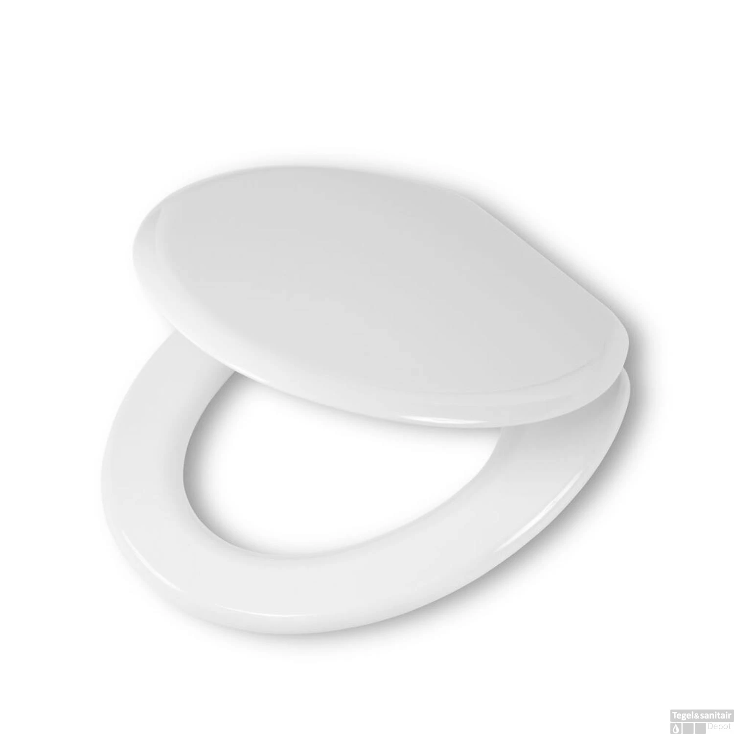 Toiletzitting Tiger Reno Softclose Hout Wit