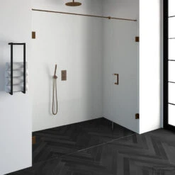 Nisdeur Compleet Just Creating Profielloos 2-Delig 200x200 Cm 140/60 Koper