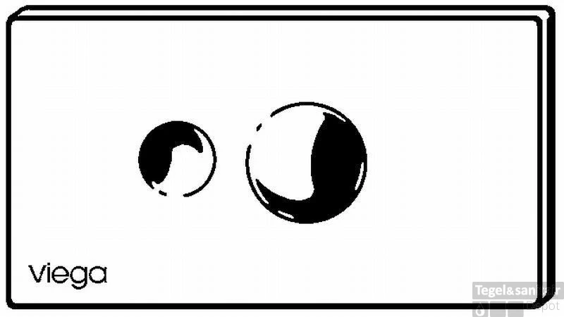 B&w-luxury Bedieningsplaat Wit - Afbeelding 2