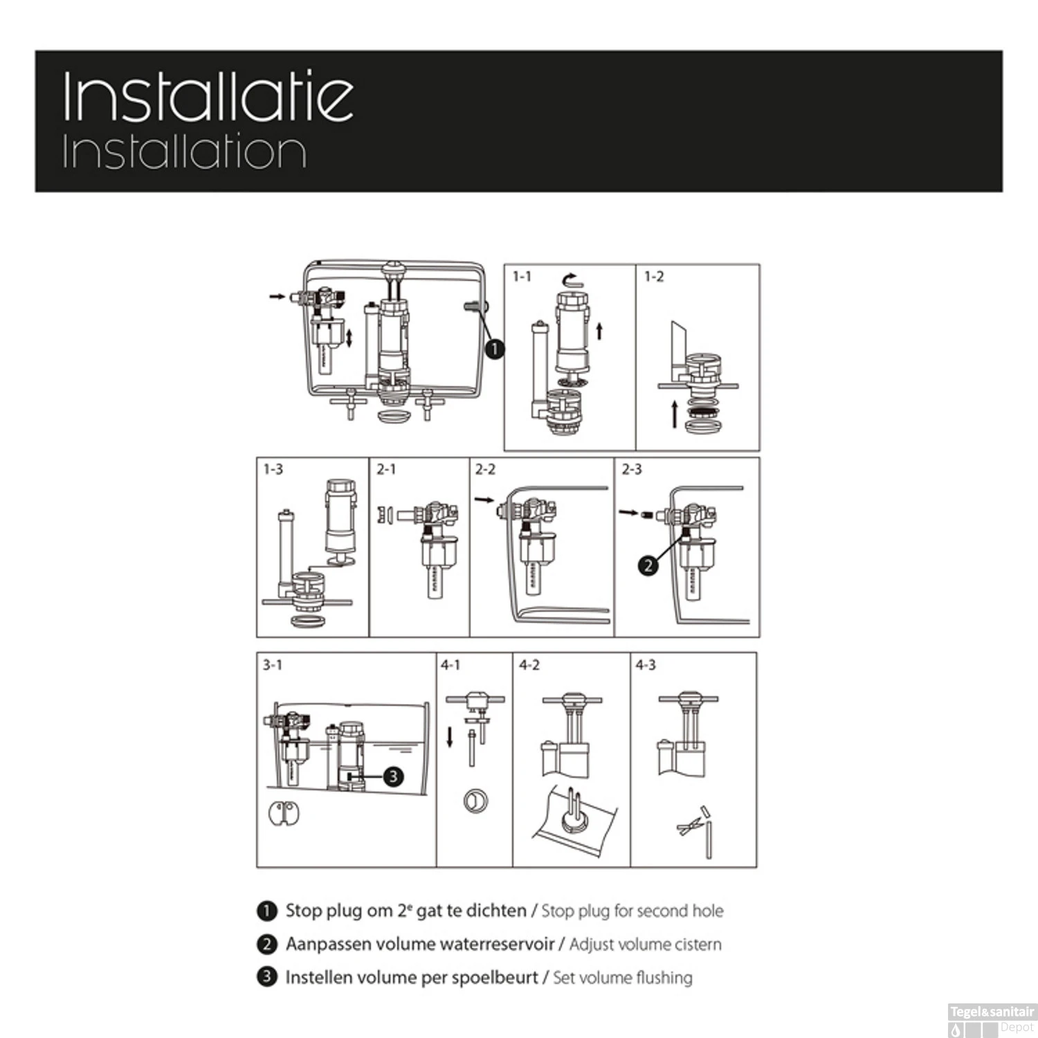 Toiletpot Differnz Staand Met AO Uitgang Inclusief Toiletbril Wit - Afbeelding 6