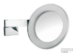 Emco Asis Scheerspiegel Rond Met Led Verlichting X5 Chroom