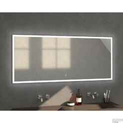 Badkamerspiegel Met LED Verlichting Sanitop Edge 160x70x3 Cm