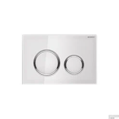 Bedieningsplaat Geberit Sigma 21 Glas Wit
