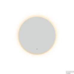 Badkamerspiegel Boss & Wessing Rond 100 Cm LED Verlichting Warm White (Incl. Spiegelverwarming)
