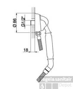 Cisal Arcana Empress Handdoucheset TS00303024 Goud