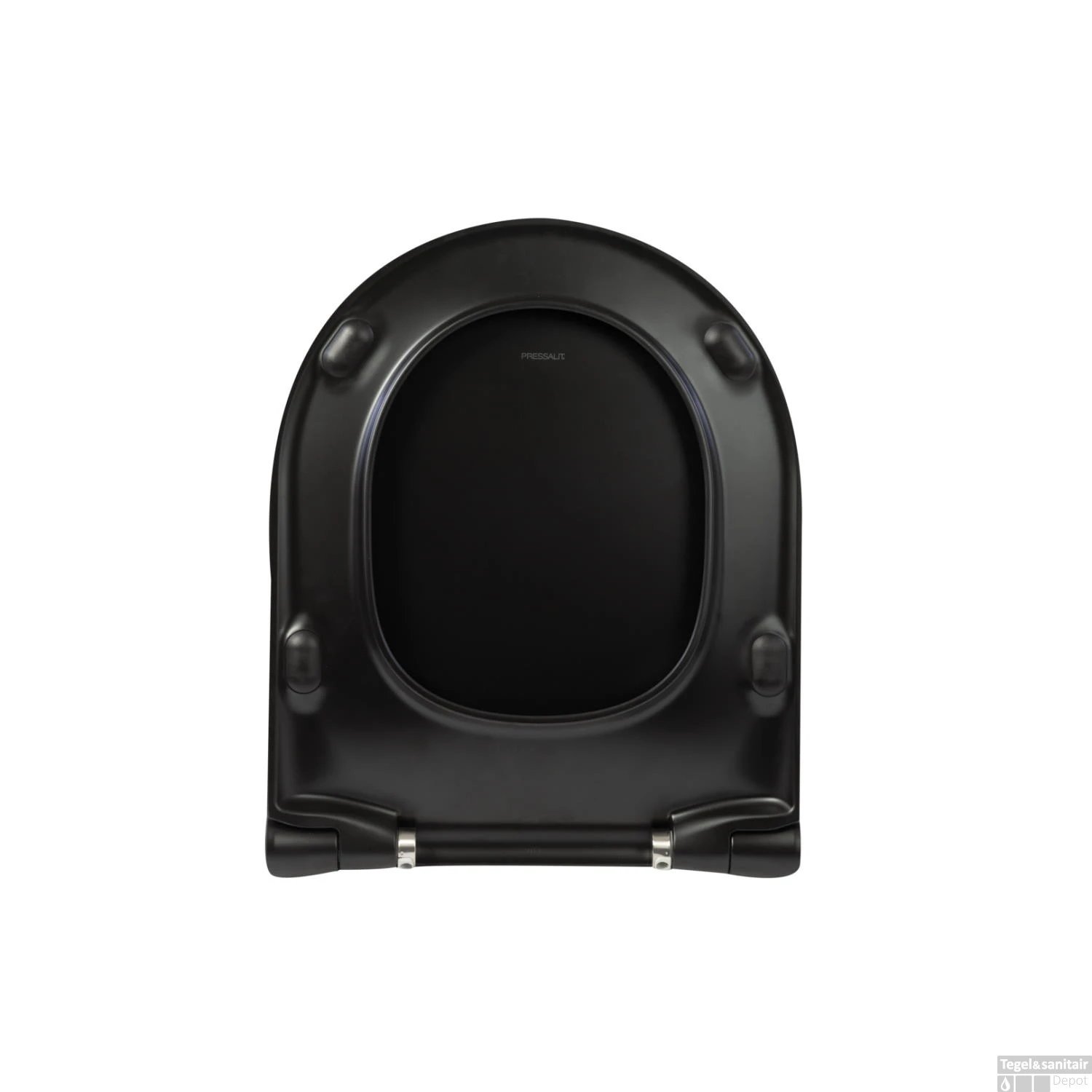 Closetzitting Plieger Kansas By Pressalit Slim Compact Met Lift-off En Softclose Mat Zwart - Afbeelding 3