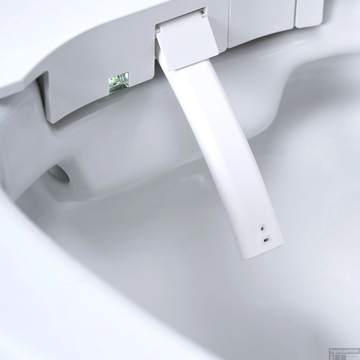 Douche Toilet Eve Home Van Marcke Smart Toilet Met Softclose Zitting En Afstandsbediening Glans Wit - Afbeelding 3