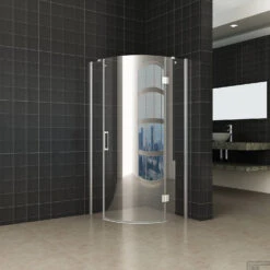 Douchecabine Wiesbaden Kwartrond 1 Deur RS 90x90cm 8mm NANO Coating