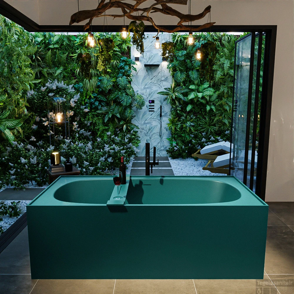 FREEZE Vrijstaand Bad 180x85cm Kleur Smag / Smag - Afbeelding 3