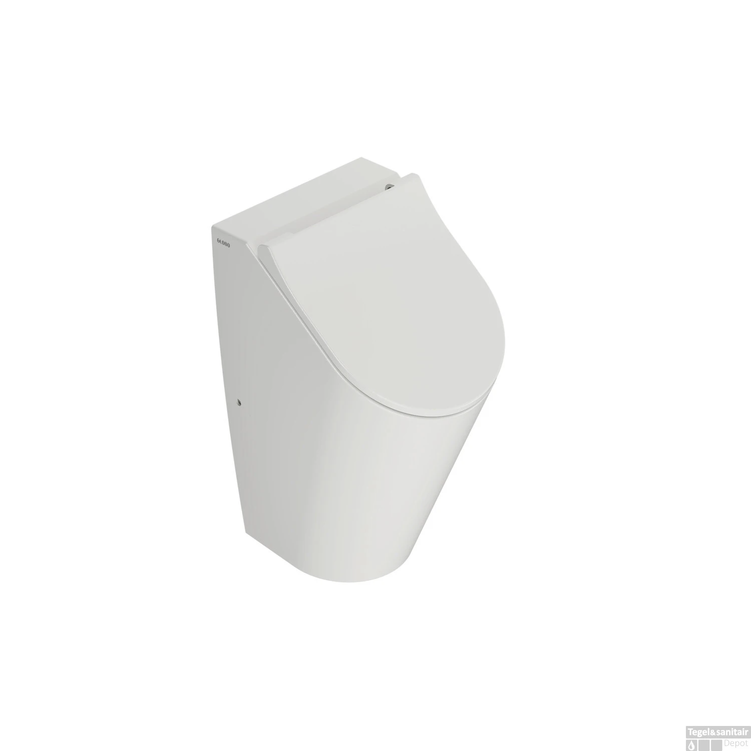 Hangend Urinoir Globo Forty3 30x35x56cm Met Voorbereide Gaten Mat Wit