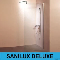Sanilux Douchewand Deluxe 10mm | Muurprofiel | EasyClean | Inloopdouche (Alle Maten)