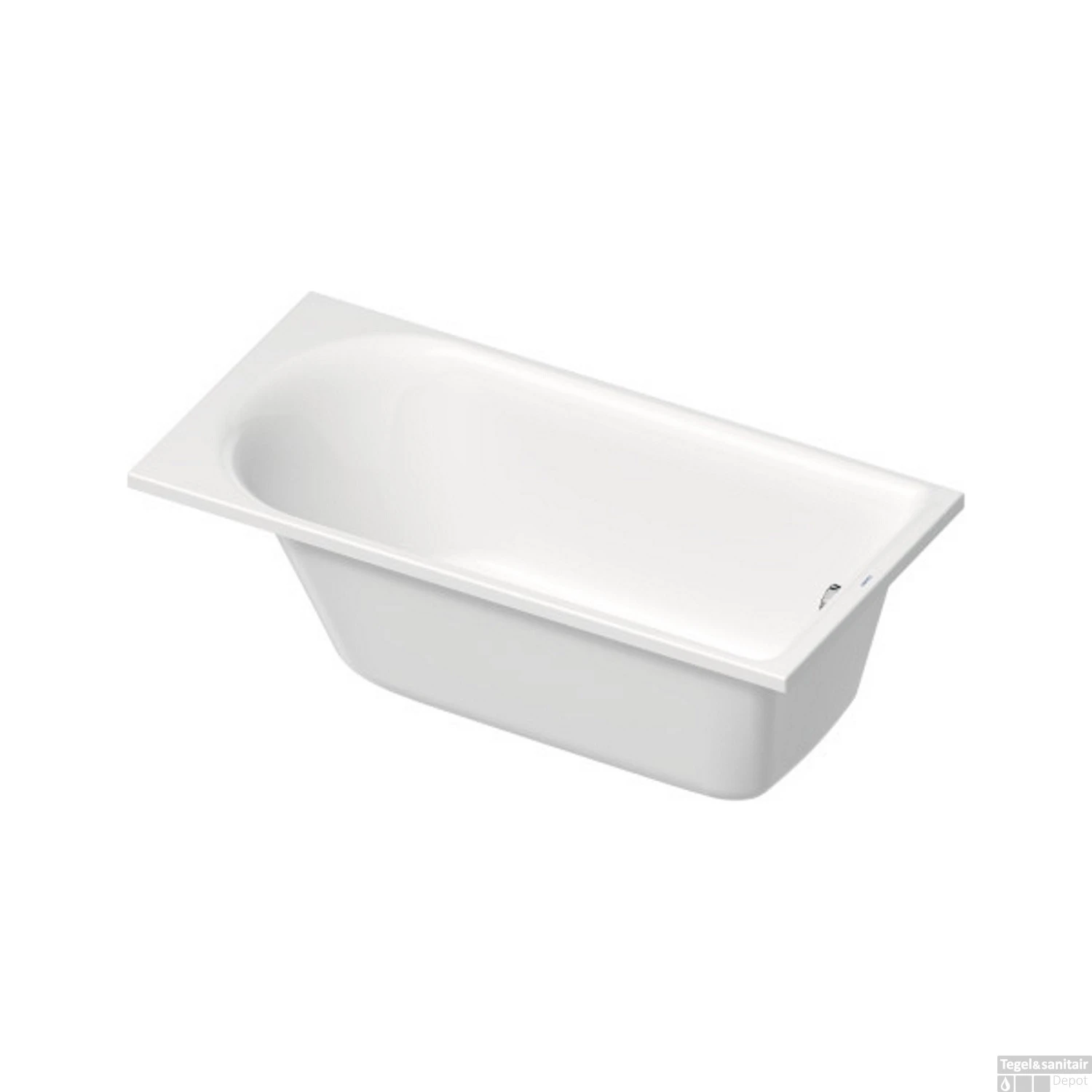 Ligbad Duravit D-Neo Inbouw 170x75x48.5 Cm Wit - Afbeelding 2