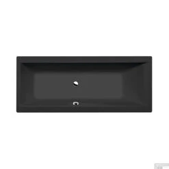 Ligbad Polysan Cleo Inbouw 170x75x48 Cm Mat Zwart