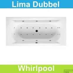 Ligbad Riho Lima 200 X 90 Cm Whirlpool Dubbel Systeem