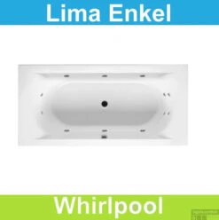 Ligbad Riho Lima 190x90 Cm Whirlpool Enkel Systeem