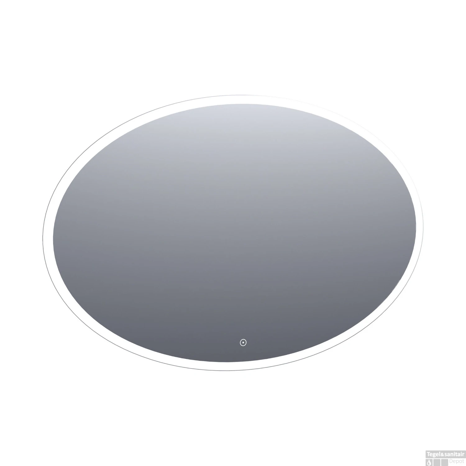 Badkamerspiegel Horizon Ovaal 120x80 Cm LED Dimfunctie - Afbeelding 3