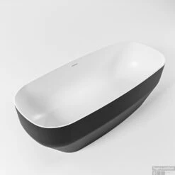 STONE Vrijstaand Bad 170x75cm Kleur Urban / Talc