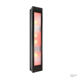 Sunshower Combi Black UV En Infrarood Opbouwapparaat 29x144x22.8 Cm Aluminium Zwart