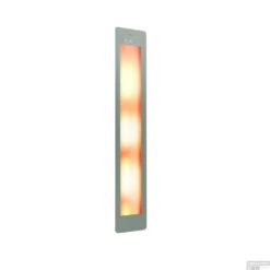 Sunshower One L Round Infrarood 185x33 Cm Inbouw - Opbouw Vlak Of Hoek Organic Grey