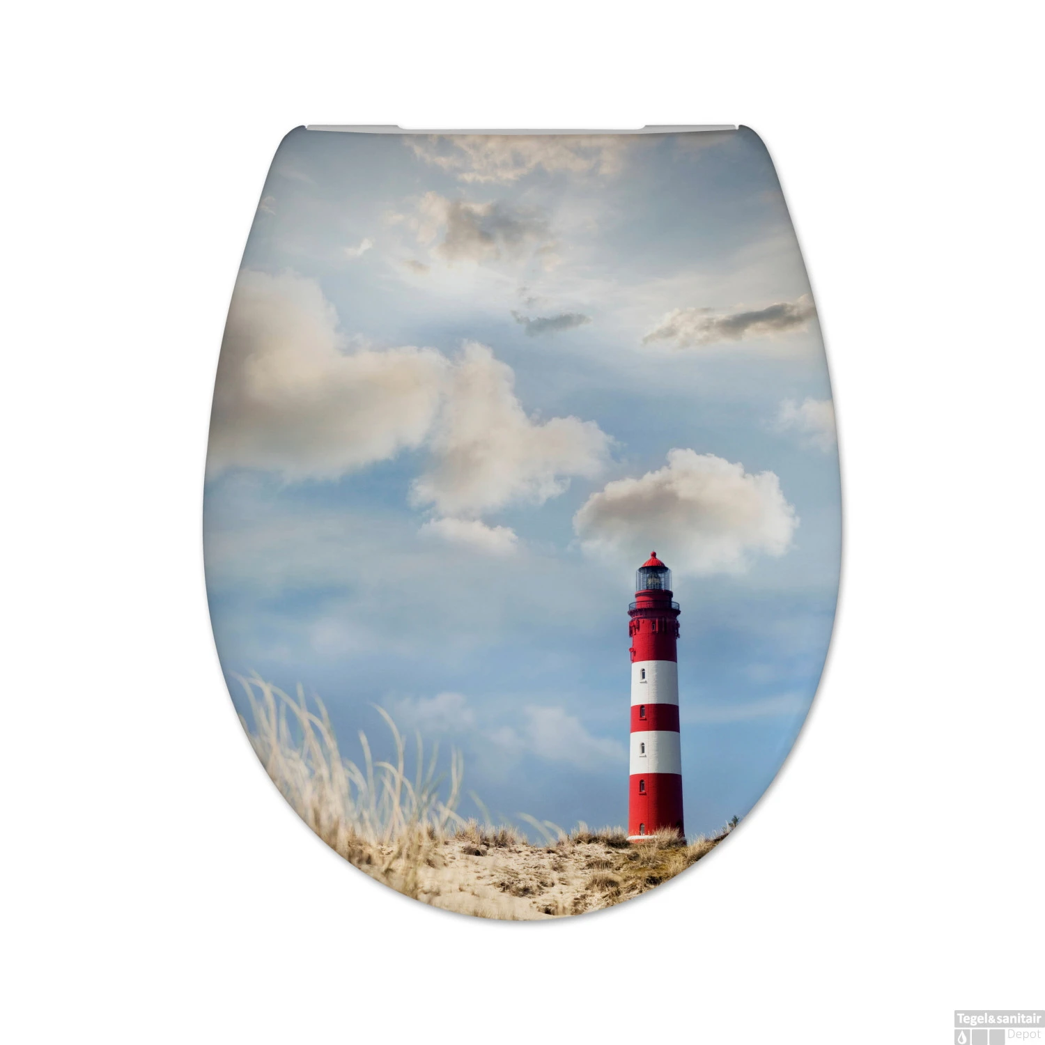 Toiletzitting Cedo Leuchtturm Softclose Veelkleurig