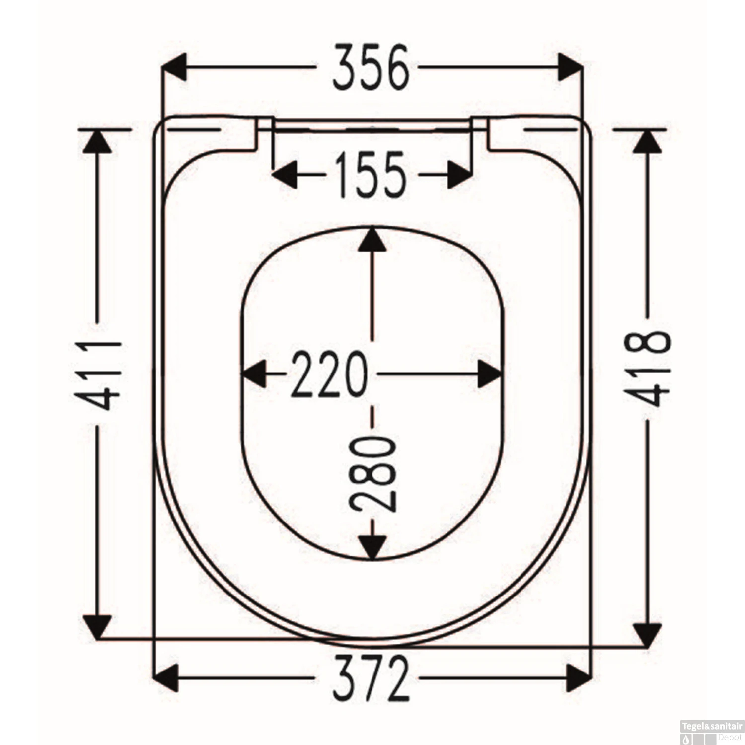 Toiletzitting Cedo Met Deksel Tropea Beach Duroplast Softclose En Take Off Systeem Pergamon - Afbeelding 2