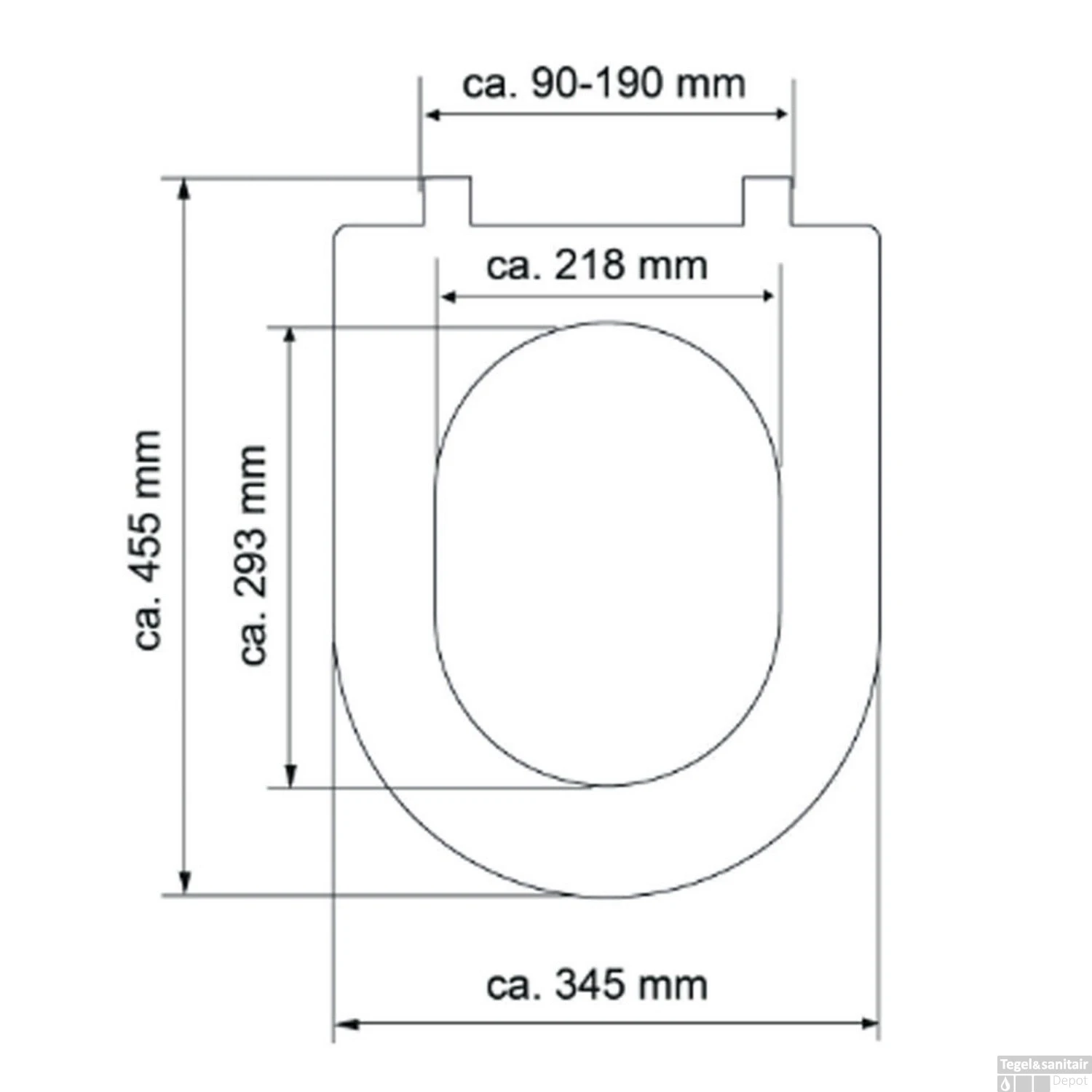 Toiletzitting Schutte White Duroplast Met Soft Close En Quick Release D-Vorm Gelakt Wit - Afbeelding 6
