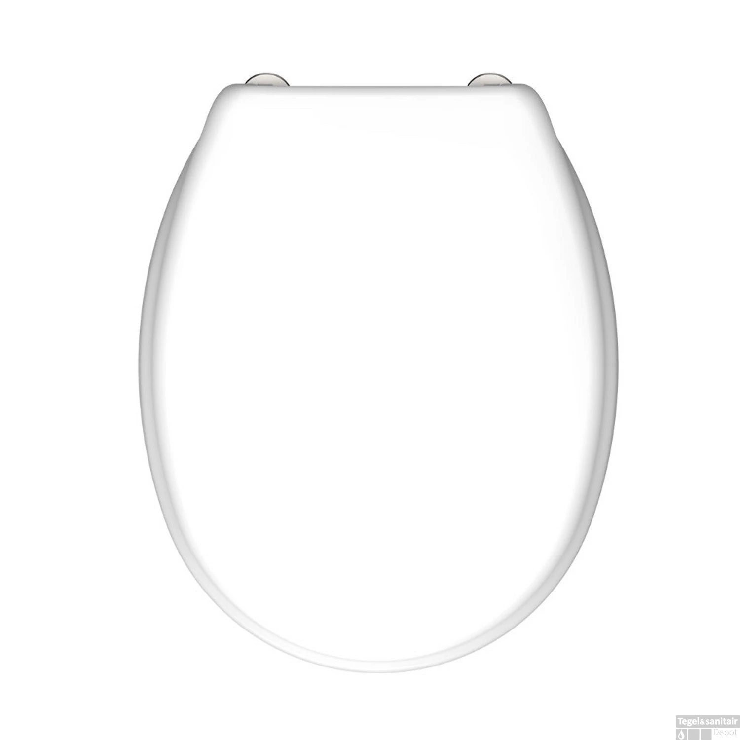 Toiletzitting Schutte White Duroplast Soft Close 45 X 37 Cm Wit - Afbeelding 5