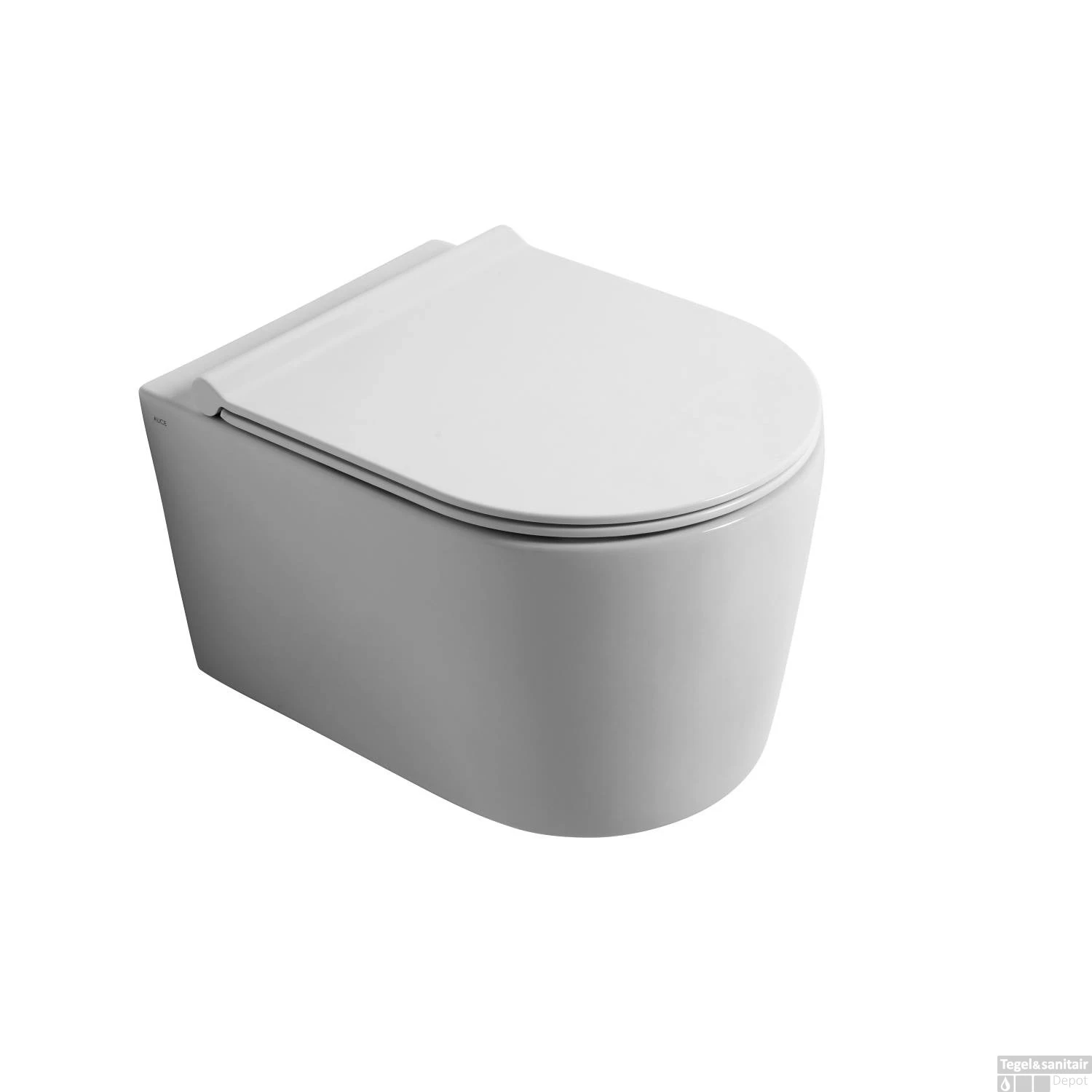 Wandcloset Salenzi Civita 50x35x36.5cm Keramiek Rimless Mat Wit (excl. Zitting) - Afbeelding 2