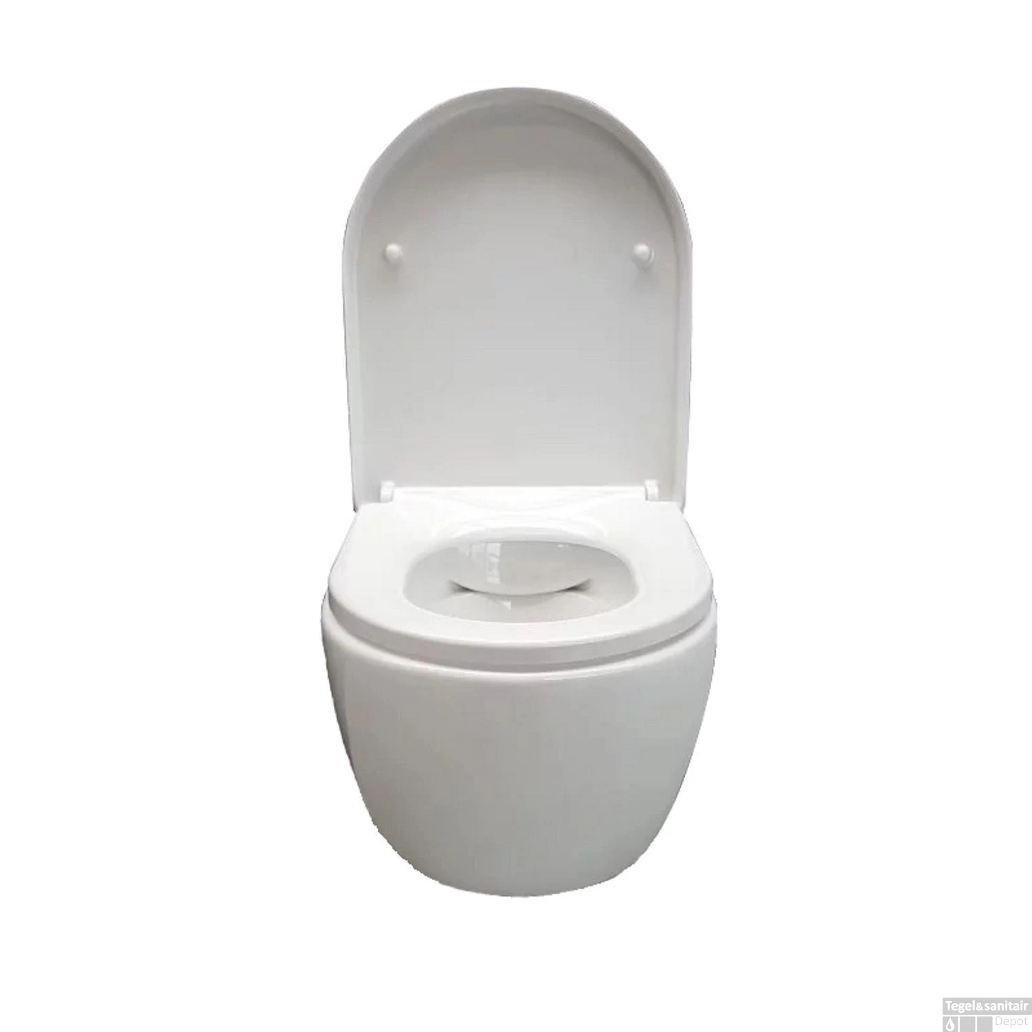 Wandcloset Sanilux Easy Flush Randloos Diepspoel (incl. Zitting) - Afbeelding 2